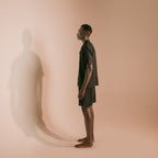 قميص كتان ناعم بأكمام قصيرة