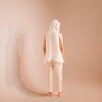 Mesh Cotton Cardigan With Hood
