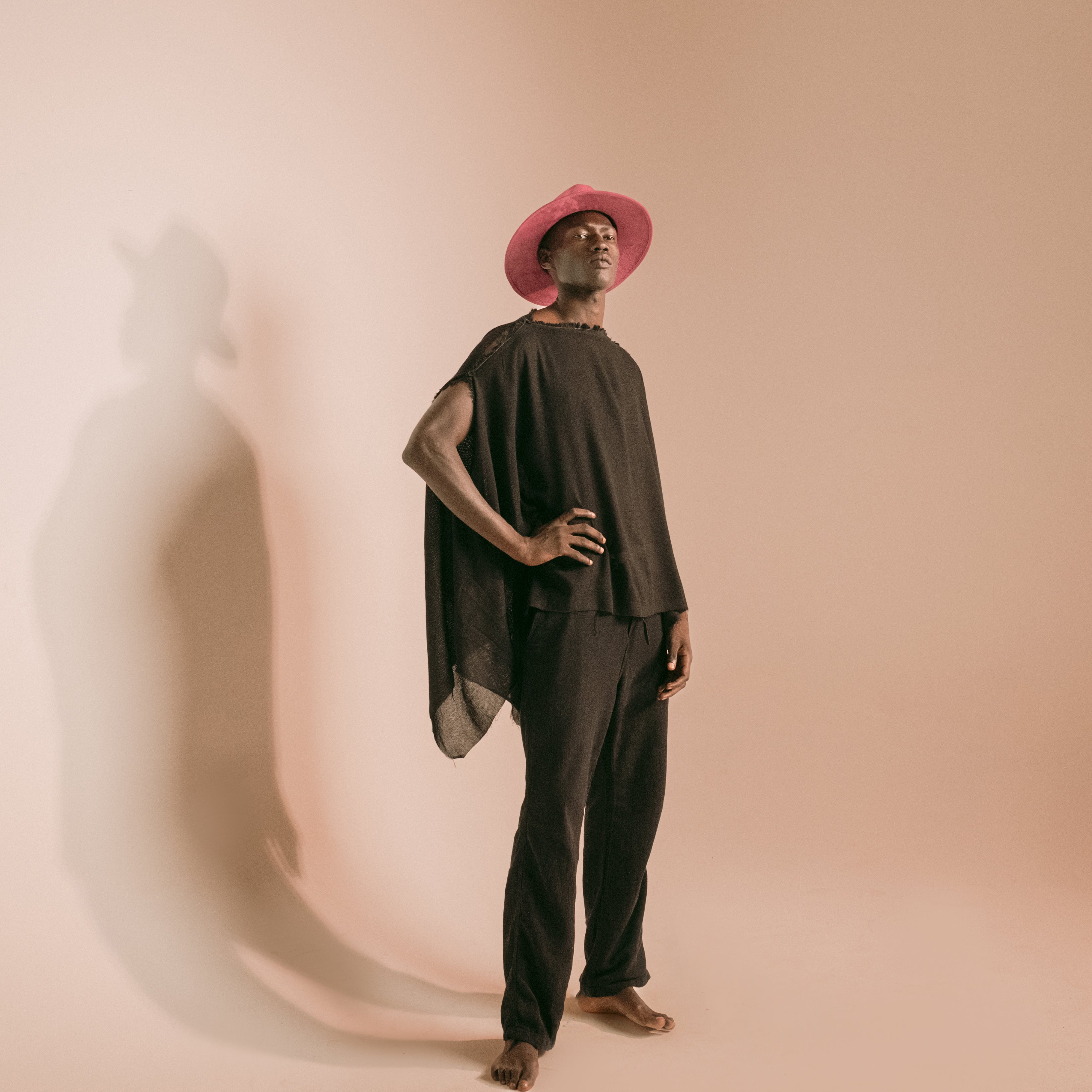 Mesh Cotton Poncho