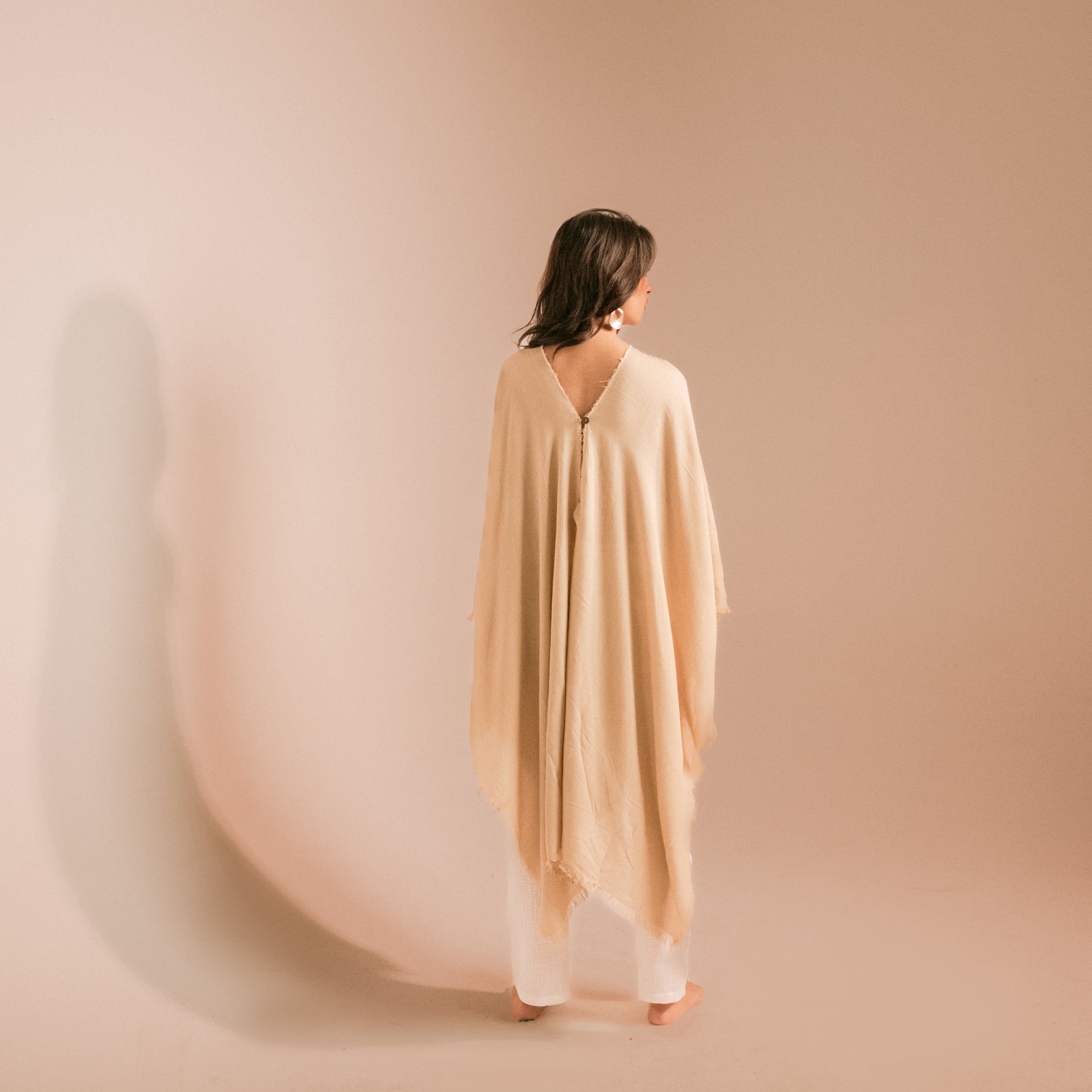 Mesh Cotton Poncho
