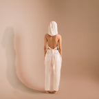 توب بغطاء رأس من القطن الشبكي