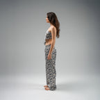 Blue Garden Scarf Top