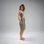 Beige Leopard Shorts