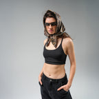 Camouflage Scarf Top