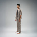 Beige Leopard Camp Shirt