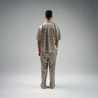 Beige Leopard Camp Shirt