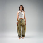 جينز واسع الساقين