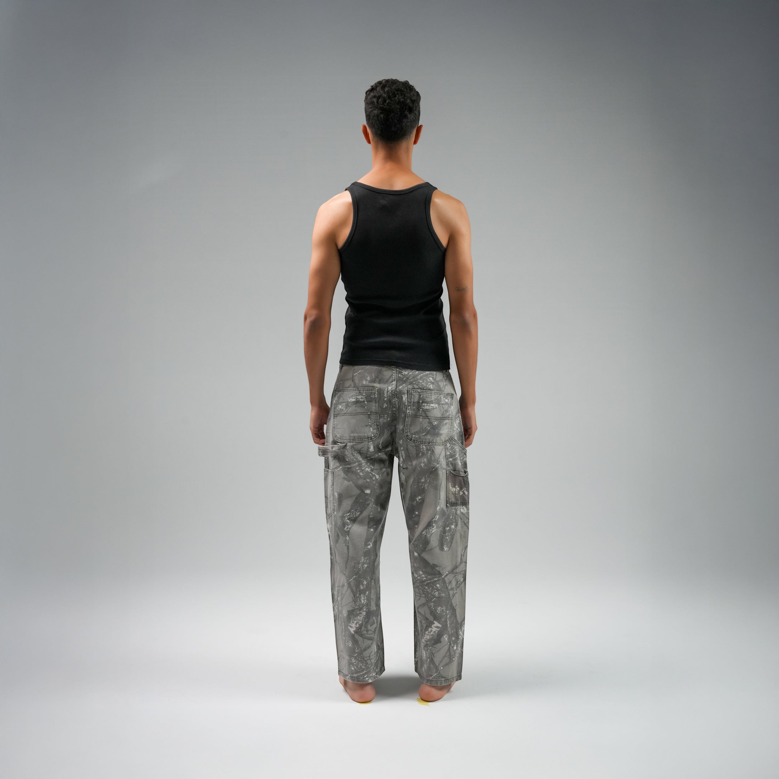 Printed Camouflage Carpenter Jeans