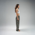 Green Leopard Trousers