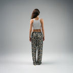 Green Leopard Trousers