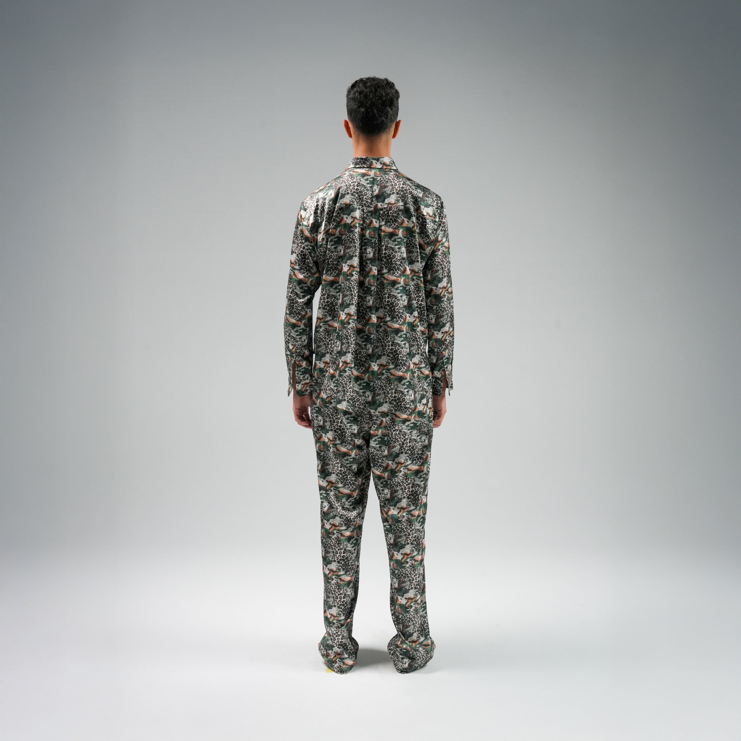 Green Leopard Trousers
