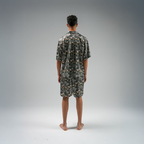 Green Leopard Camp Shirt