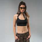 Camouflage Scarf Top