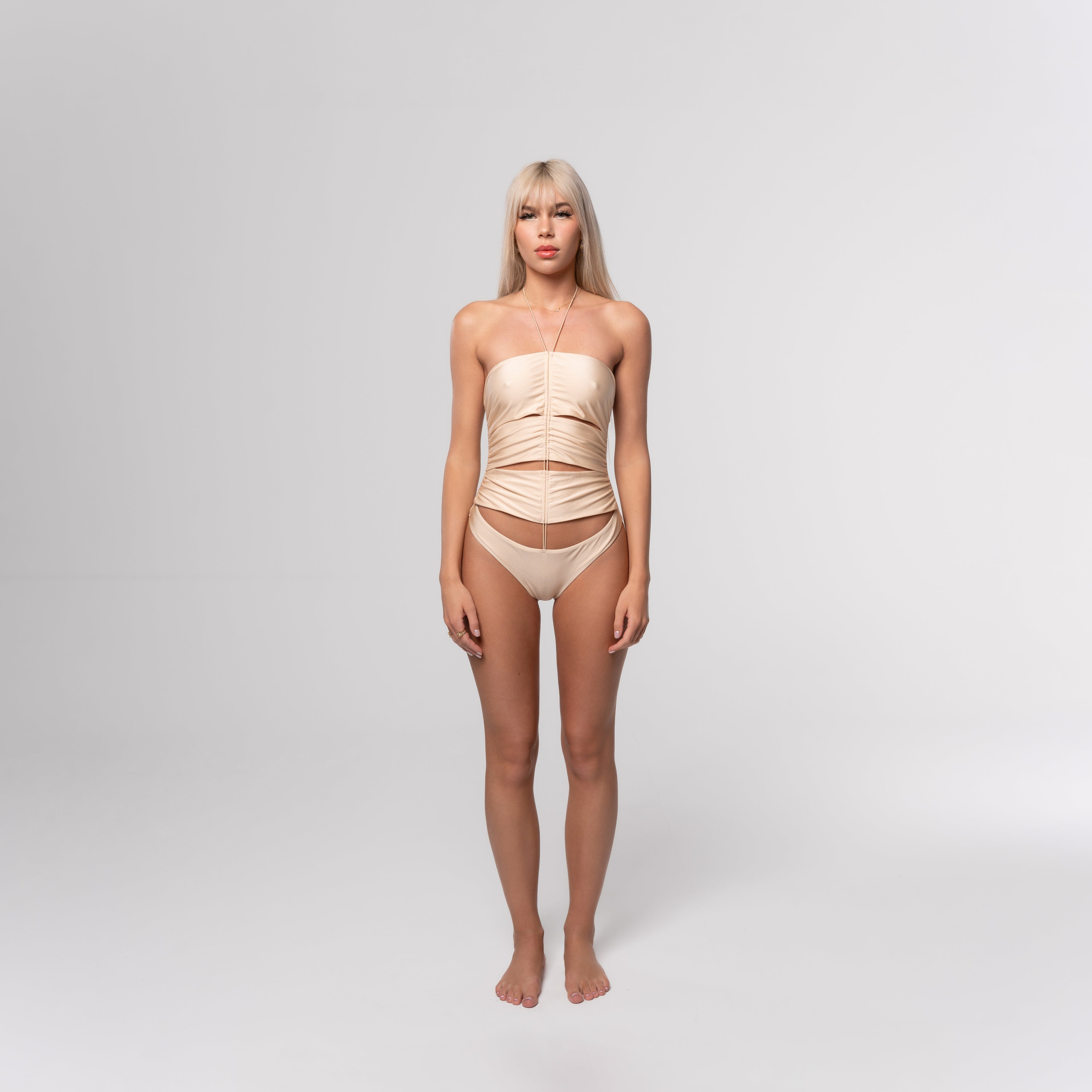 Drapes One Piece Swimsuit