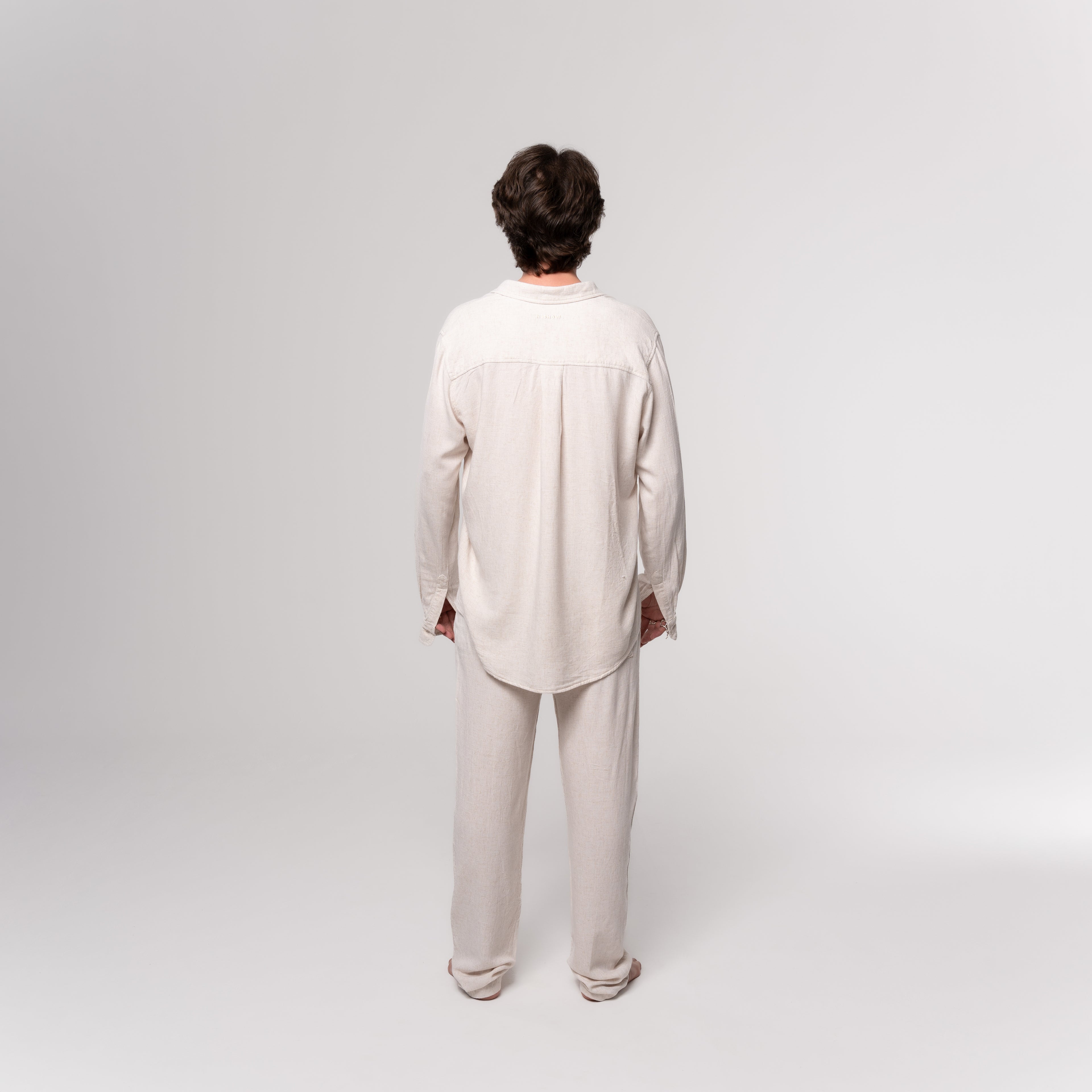 Relaxed Fit Soft Linen Trousers