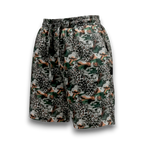 Green Leopard Shorts