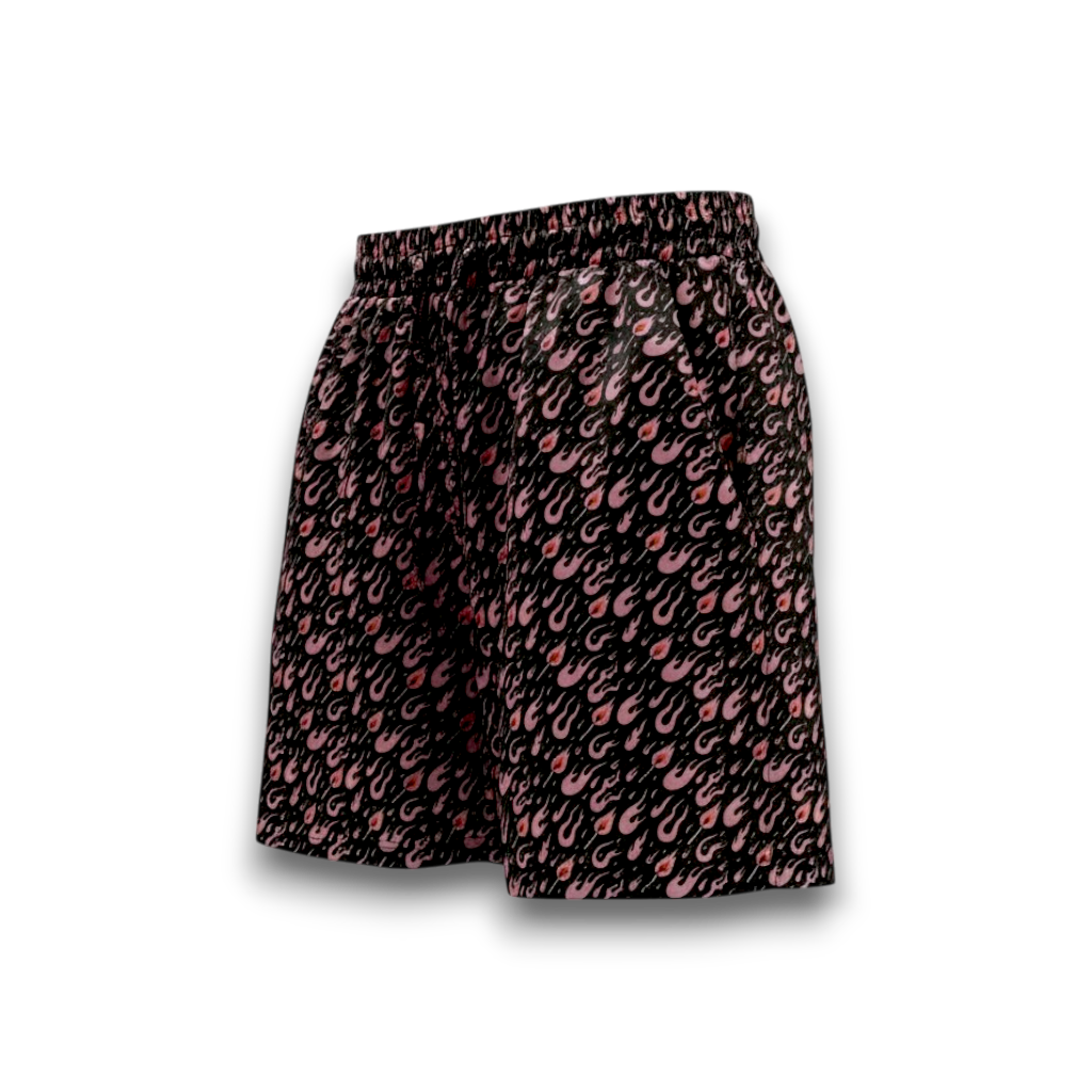 شورت اللهب الوردي الصورة الرئيسية