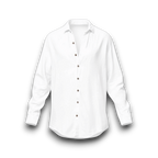 NESHOW white long sleeve soft linen shirt with button-down front and relaxed fit for casual wear.
