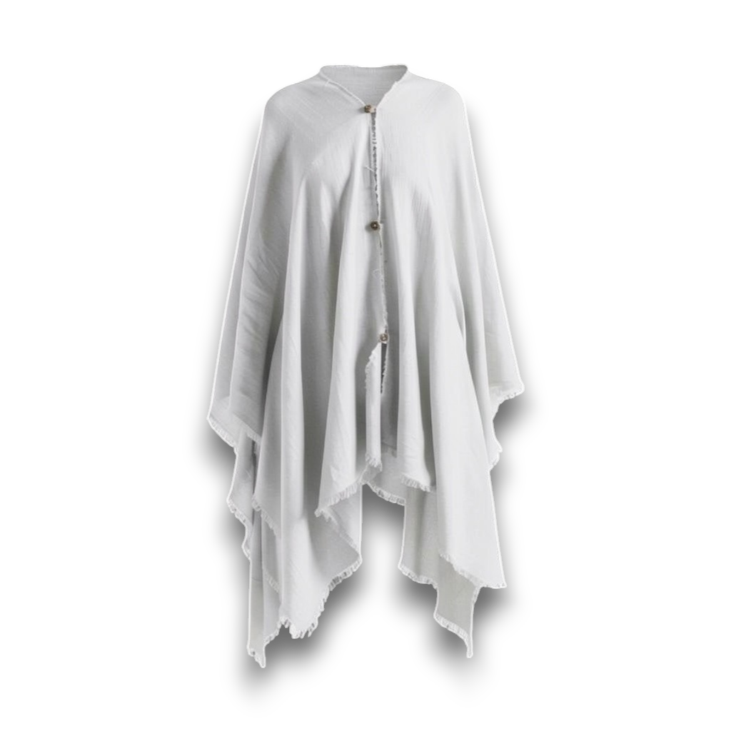 Mesh Cotton Poncho