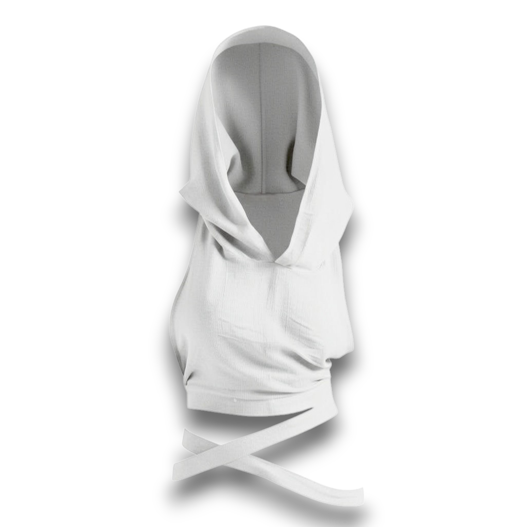 Mesh Cotton hood Top Główne zdjęcie produktu